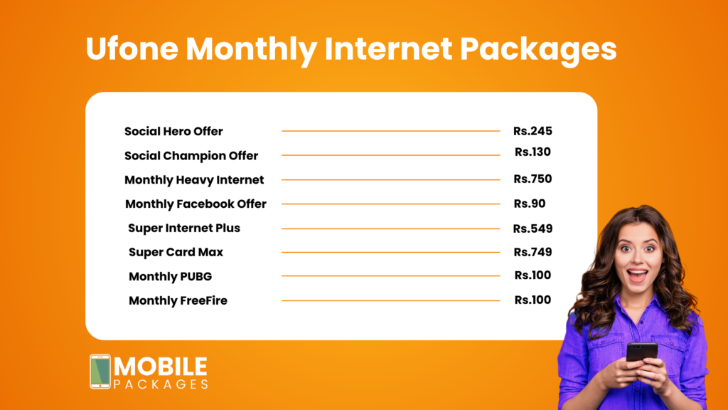 ufone monthly internet packages