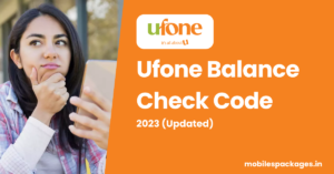 ufone balance check