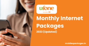 ufone monthly internet packages