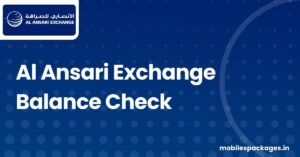 Al Ansari Exchange Balance Check