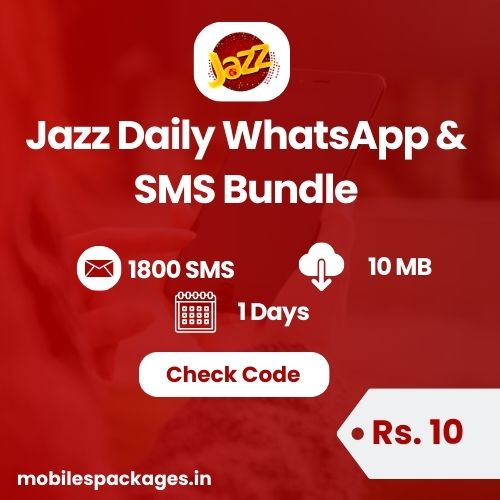 Jazz Daily WhatsApp & SMS Bundle details