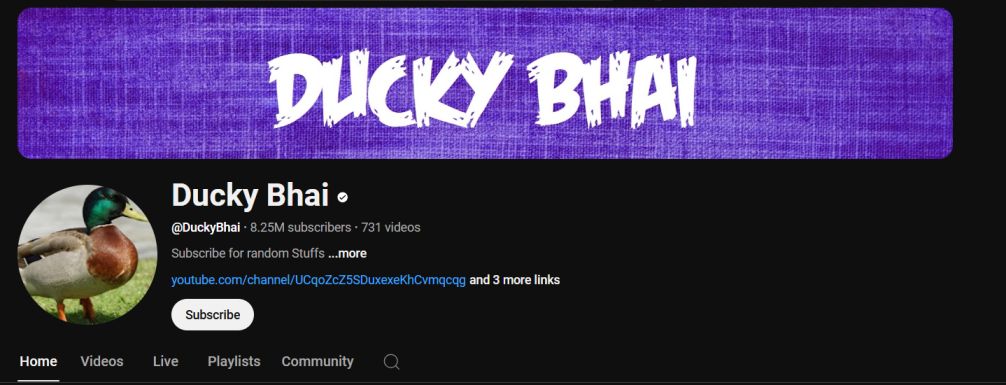 Ducky bahi Youtube